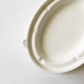 28oz-850ml Bagasse Oval Bowl φ228mm